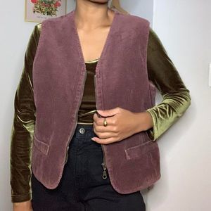 Razzle Dazzle Vintage Corduroy Teddy Vest 🧸